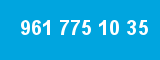 961 775 10 35 961 775 10 35